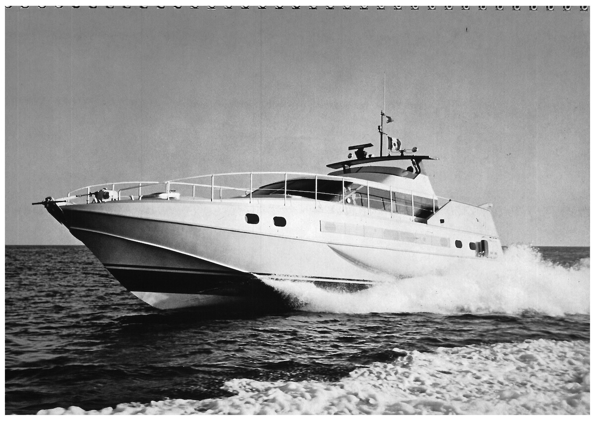 1980 - Motor Yacht Ischia 80 in navigazione